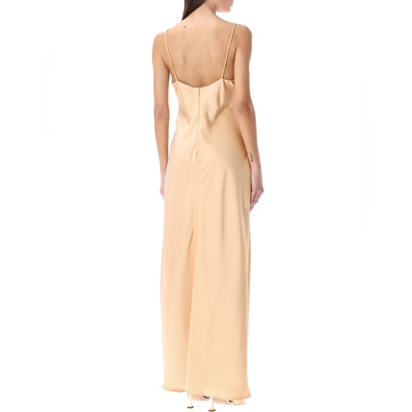 Stella McCartney
Ring Detail Double Satin Maxi Dress size 42 / US 6 CUSTARD ROSE - Picture 6 of 6